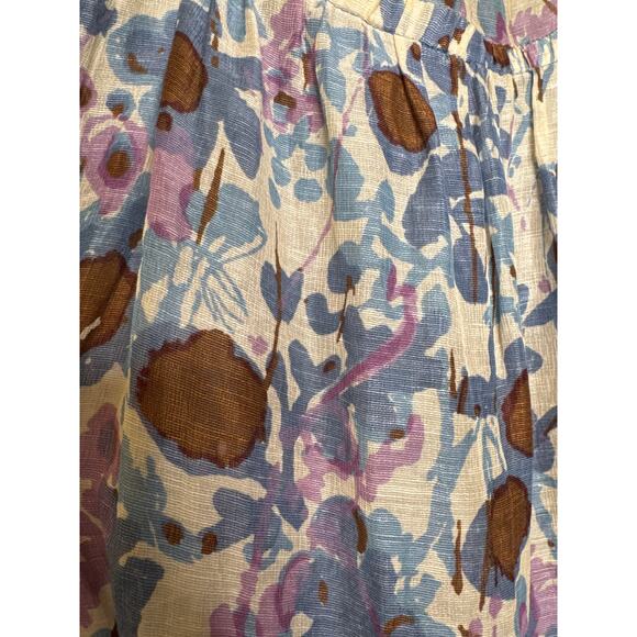 Tracy Reese for Bergdorf Goodman linen silk summer sleeveless top small - Picture 3 of 11